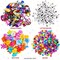 1000+ Piece Set Mega Kids Crafts and Art Supplies Jar Kit - Instructional Booklet Included - Glitter Glue, Construction Paper, Colored Popsicle Sticks, Googly Eyes, Pipe Cleaners